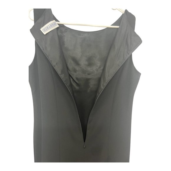 Jessica Howard Fully Lined Dress Size 14 Black Color Block Dress - Picture 7 of 7